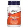 NOW Foods, Vitamina A, 7500 mcg (25.000 UI), 100 cápsulas blandas