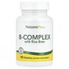 NaturesPlus, Complejo-B con salvado de arroz, 90 comprimidos