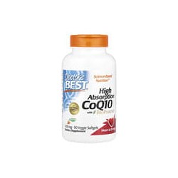 Doctor's Best, CoQ10 de alta absorción con BioPerine, 300mg, 90cápsulas blandas vegetales