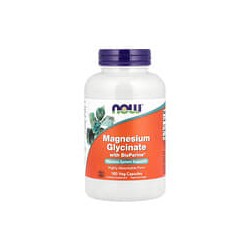 NOW Foods, Glicinato de magnesio con BioPerine®, 180 cápsulas vegetales