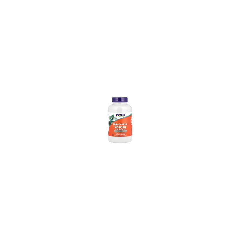 NOW Foods, Glicinato de magnesio con BioPerine®, 180 cápsulas vegetales