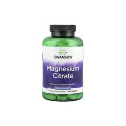 Swanson, Citrato de magnesio`` 240 comprimidos