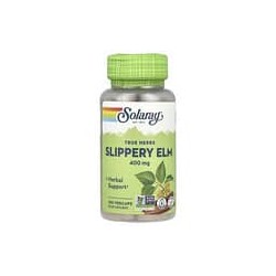 Solaray, Olmo resbaladizo, 400 mg, 100 cápsulas fáciles de tragar