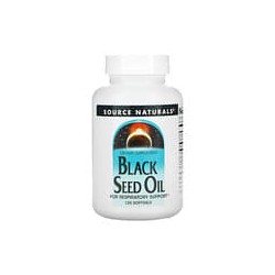Source Naturals, Aceite de semilla negra, 120 cápsulas blandas