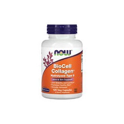 NOW Foods, Colágeno BioCell, hidrolizado tipo II, 120 cápsulas vegetales