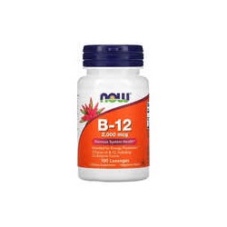 NOW Foods, B12, 2000mcg, 100pastillas