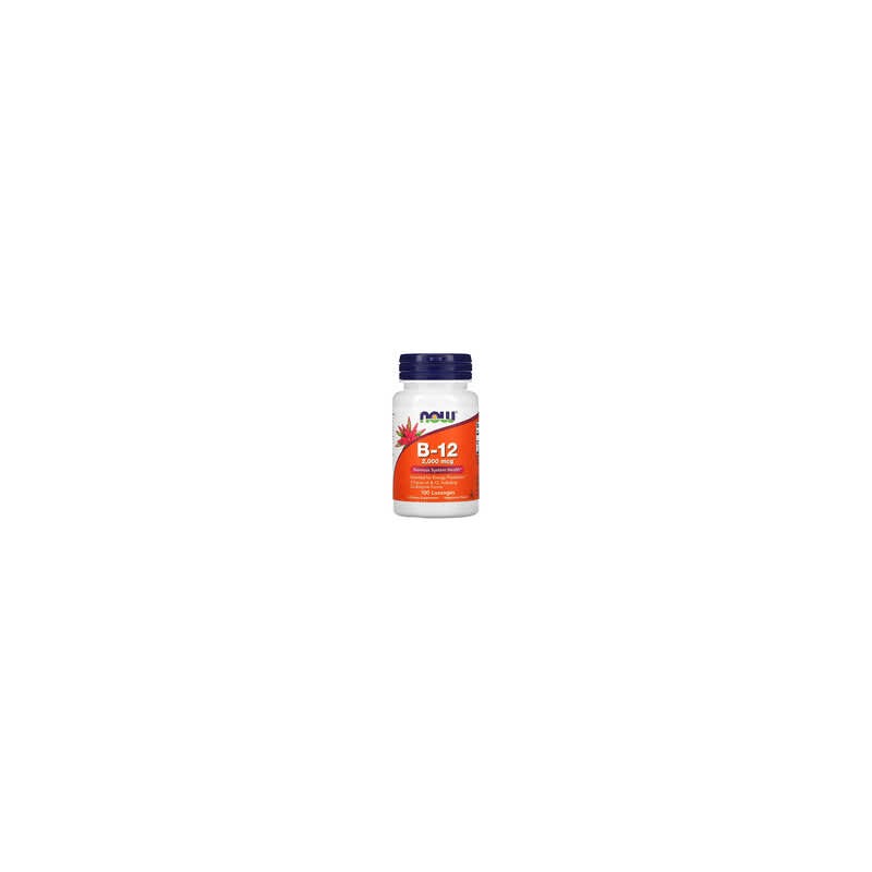 NOW Foods, B12, 2000mcg, 100pastillas