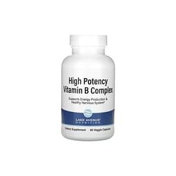 Lake Avenue Nutrition, Complejo de vitaminasB de alta potencia, 90cápsulas vegetales