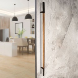 MANILLÓN TIPO H MOLETEADO - GRIS PLOMO / COBRE - 50" - MODULAR - ACERO INOXIDABLE 304 - MOD. L22 (SET)