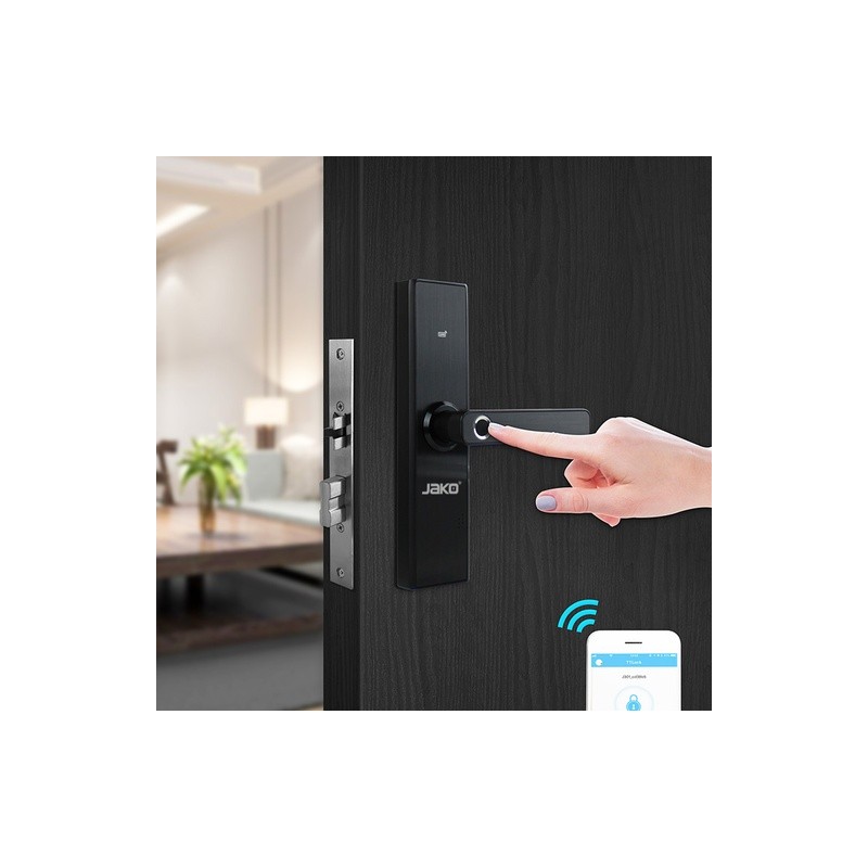 CERRADURA CON HUELLA DIGITAL Y BLUETOOTH MOD. JKBTNX4