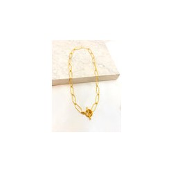 Cadena Irregular Broche T Acero