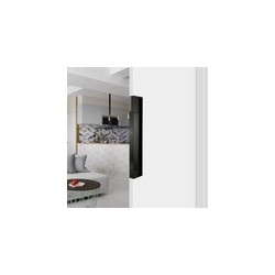 JALADERA DE EMBUTIR SATÍN Y NEGRO - ACERO INOXIDABLE 304 - MOD. W4254