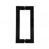 MANILLÓN RECTANGULAR NEGRO SET - ACERO INOXIDABLE 304 - 31-1/2" (800mm) MOD. CHCP004