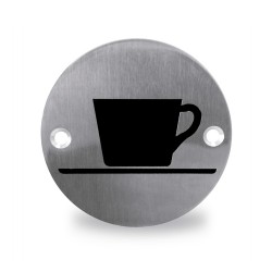 SEÑALÉTICA (Diámetro 3") - ACERO INOXIDABLE MOD. 6752