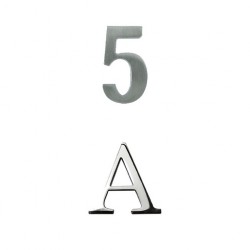 NÚMEROS Y LETRAS PEQUEÑAS (Altura 2") - ACERO INOXIDABLE - MOD. CL01INOX