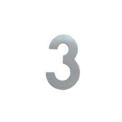 NÚMEROS (Altura 4-3/4") - ACERO INOXIDABLE - MOD. NUM110