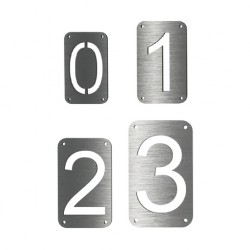 NÚMEROS (Altura disponibles 4",6",8",10") - ACERO INOXIDABLE - MOD. PT-000134
