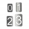 NÚMEROS (Altura disponibles 4",6",8",10") - ACERO INOXIDABLE - MOD. PT-000134