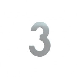 NÚMEROS (Altura 4-3/4") - ACERO INOXIDABLE - MOD. NUM110
