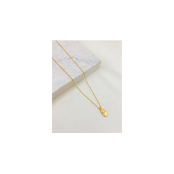 Collar Plaquita Estrella Acero