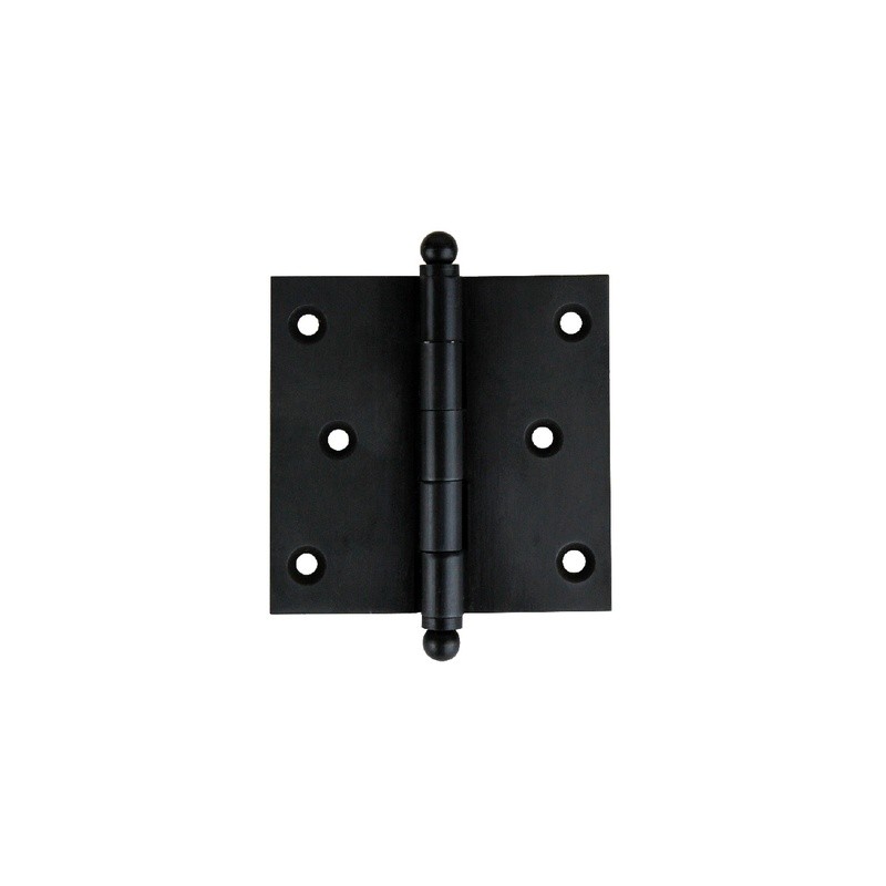 BISAGRA DE LATÓN SÓLIDO-NEGRO 2.5"x2"x3mm MOD. 30ORB