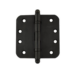 BISAGRA DE LATÓN SÓLIDO-NEGRO 4"x4"x3.5mm MOD. 13-4040BORB