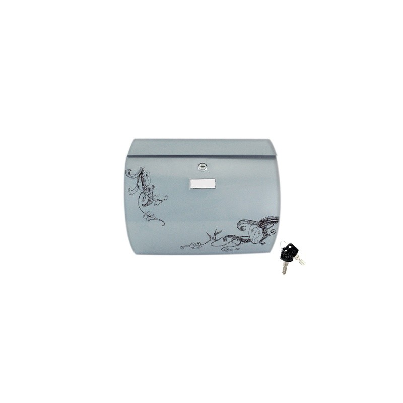 BUZÓN FLORES - ACERO MOD. BJ04