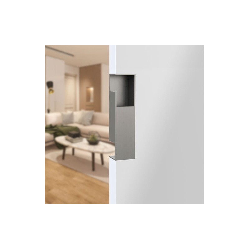 JALADERA DE EMBUTIR SATÍN - ACERO INOXIDABLE 304 - MOD. W4257