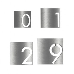 NÚMEROS (Altura disponibles 4",6",8",10") - ACERO INOXIDABLE - MOD. PT-000130