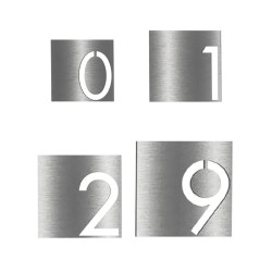 NÚMEROS (Altura disponibles 4",6",8",10") - ACERO INOXIDABLE - MOD. PT-000130