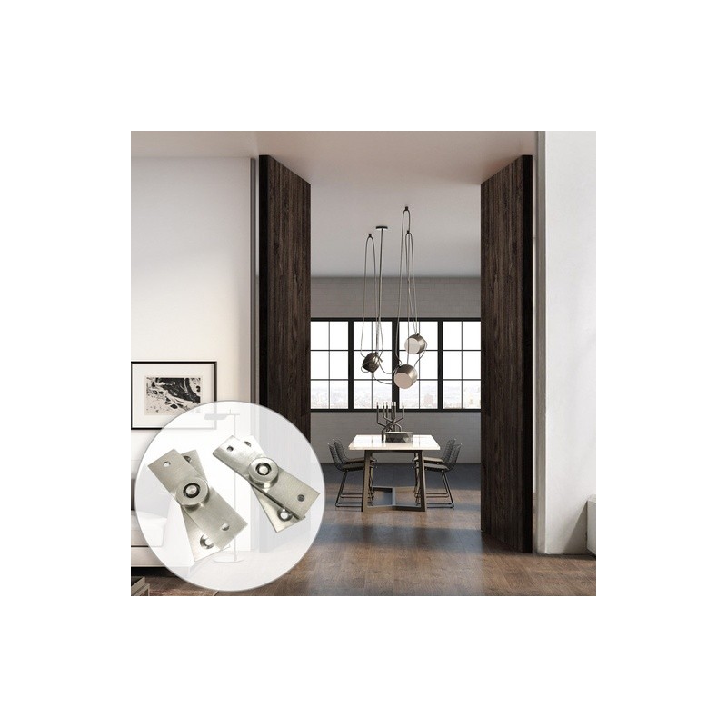 PIVOTE DE LATÓN SÓLIDO CON BALEROS MOD. 2503HDNS (40Kg) / 2505HDNS (60Kg)