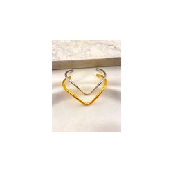 Pulsera Aro Ondas Acero