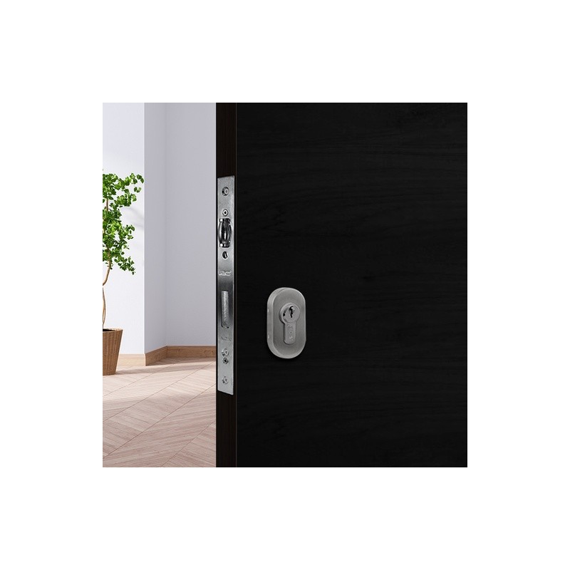 MECANISMO PERFIL ANGOSTO CON RESBALÓN PARA PUERTA ABATIBLE MOD. SR500