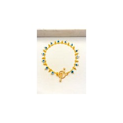 Pulsera Ojito Colgante Broche T