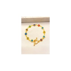 Pulsera Ojito Multicolor Broche T