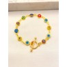Pulsera Ojito Multicolor Broche T