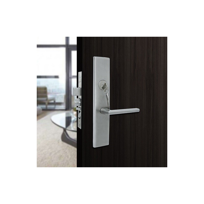 CERRADURA CON PLACA Y MANIJA MOD. 9720EP