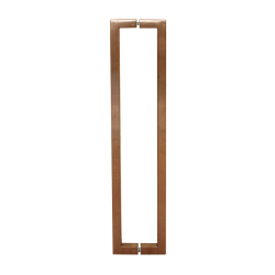 MANILLÓN RECTANGULAR COBRE - ACERO INOXIDABLE 304 - 31-1/2" (800mm) - SET - MOD. CHCP027