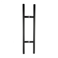 MANILLÓN TIPO H NEGRO - ACERO INOXIDABLE 304 HUECO - MOD. VS-863 / VS-864