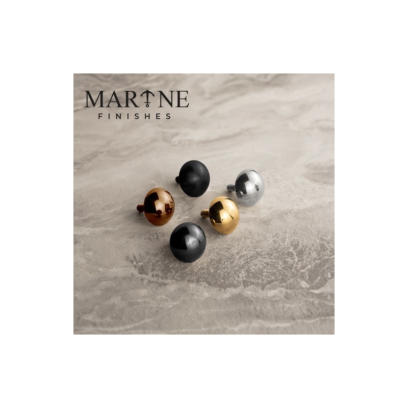 TACHUELA DECORATIVA PARA PUERTAS Y MUEBLES DE MADERA - Ø19mm - ACERO INOXIDABLE