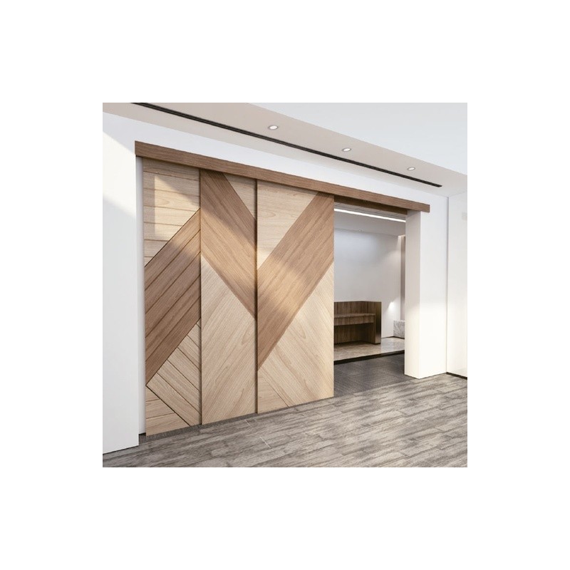 SISTEMA DESLIZABLE TELESCÓPICO PARA DOS PUERTAS (100Kg) MOD. CY-U01B-L