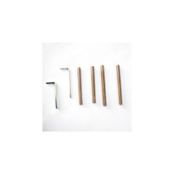 MANILLÓN TIPO H PULIDO SET - ACERO INOXIDABLE 304 - DISPONIBLE EN DIFERENTES MEDIDAS - MOD. L20 (SET)