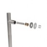 MANILLÓN TIPO H PULIDO SET - ACERO INOXIDABLE 304 - DISPONIBLE EN DIFERENTES MEDIDAS - MOD. L20 (SET)