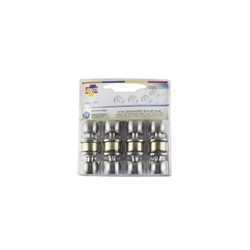 COMBO CERRADURA TIPO POMO ENTRADA/RECÁMARA+POMO