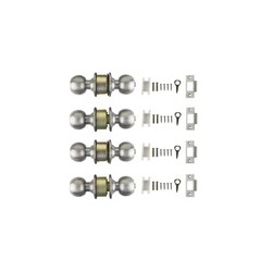 COMBO CERRADURA TIPO POMO ENTRADA/RECÁMARA+POMO