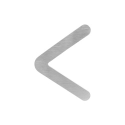 JALADERA AUTOADHESIVA “BUMERANG” - ACERO INOXIDABLE 304 - (JUEGO 2 PIEZAS) MOD. G09