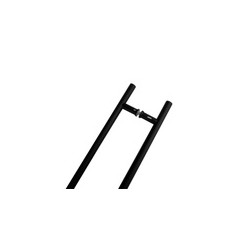 MANILLÓN TIPO H NEGRO - ACERO INOXIDABLE 304 HUECO - MOD. VS-863 / VS-864