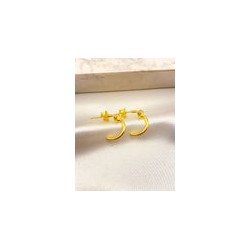 Arracada Clavo Cabeza Zirconia