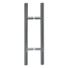 MANILLÓN TIPO H - SATÍN - ACERO INOXIDABLE 304 - DISPONIBLE EN DIFERENTES MEDIDAS - MOD. L20 (SET)
