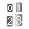 NÚMEROS (Altura disponibles 4",6",8",10") - ACERO INOXIDABLE - MOD. PT-000134